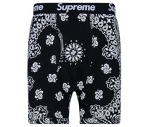 x Hanes Shorts mit Bandana-Print