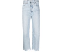 Gerade High-Waist-Jeans