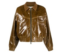 suede bomber jacket