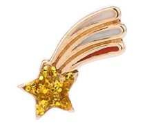 14kt Gelbgoldohrring mit Glitter