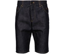 Jeans-Shorts mit Kontrastnähten