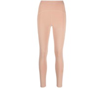 High-Waist-Leggings mit Logo-Print