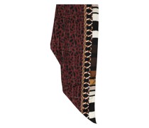 Seidenschal mit geometrischem Print