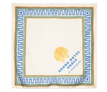 Seidenschal mit Logo-Print
