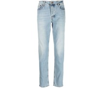 Ausgeblichene Slim-Fit-Jeans