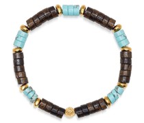 Perlenarmband mit Halbedelsteinen