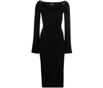 Kleid mit U-Boot-Ausschnitt