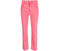 Halbhohe Cropped-Jeans