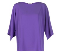 Bluse mit U-Boot-Ausschnitt