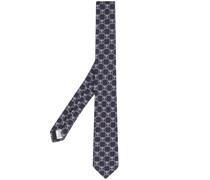 Krawatte mit Monogrammmuster
