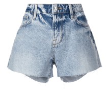 Jeans-Shorts mit Stone-Wash-Effekt