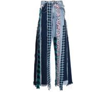 Straight-Leg-Hose mit Einsätzen