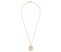 18kt 'Lollipop' Gelbgoldhalskette mit Perlmutt