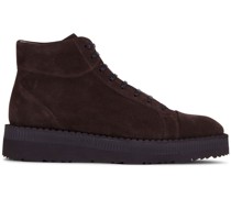 Knöchelhohe Wildlederstiefel