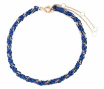 18kt Kumachi Gelbgoldarmband-Set mit Seide
