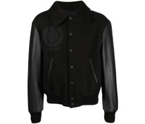 Bomberjacke mit Logo-Stickerei