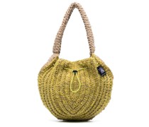 Handtasche mit Häkelmuster