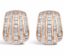 18kt Manhattan Classic Rotgoldcreolen