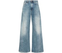 Diana Straight-Leg-Jeans mit hohem Bund