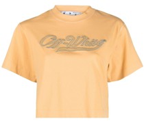 Cropped-T-Shirt mit Logo