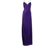 Seidenkleid mit V-Ausschnitt