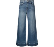 Weite Jeans mit hohem Bund