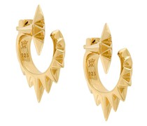 18kt 'Vortex' Goldohrringe