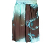 Shorts mit Palmen-Print