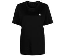 T-Shirt mit Logo-Stickerei