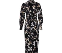 Jacquard-Kleid aus Seide