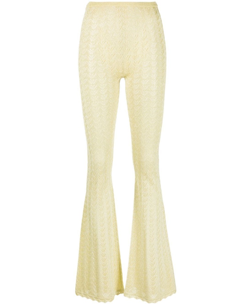 Alessandra Rich Damen Ausgestellte Hose