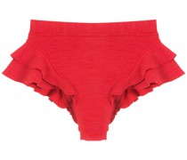 Hoch geschnittenes Bikinihöschen