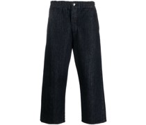 Weite Kobe Cropped-Jeans