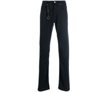 Halbhohe Slim-Fit-Jeans