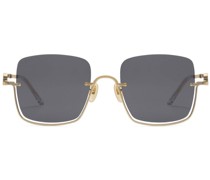 Oversized-Sonnenbrille mit GG