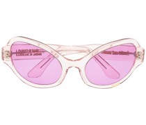 Alien Cat-Eye-Sonnenbrille mit Augen