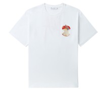 T-Shirt mit Apfelkern-Print