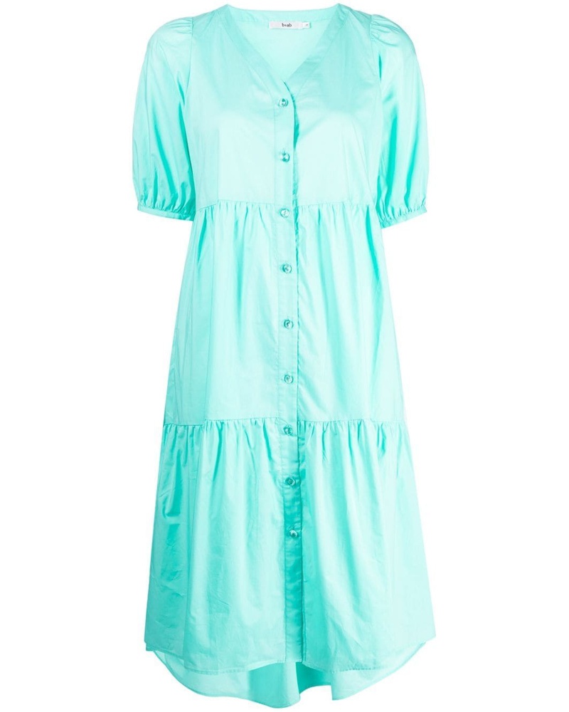 b+ab Damen Klassisches Hemdkleid