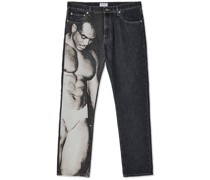 x Tom of Finland Jeans mit Print
