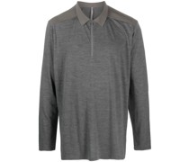 Meliertes Frame Poloshirt
