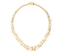18kt Gelbgoldhalskette mit Diamanten