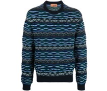 Pullover mit Zickzackmuster