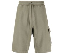 Cargo-Shorts mit Logo-Schild
