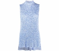 Geripptes Kazo Strickoberteil