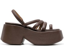 Slingback-Sandalen aus Leder
