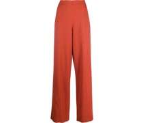 Wide-Leg-Hose mit Einsätzen