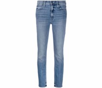 Ausgeblichene Skinny-Jeans