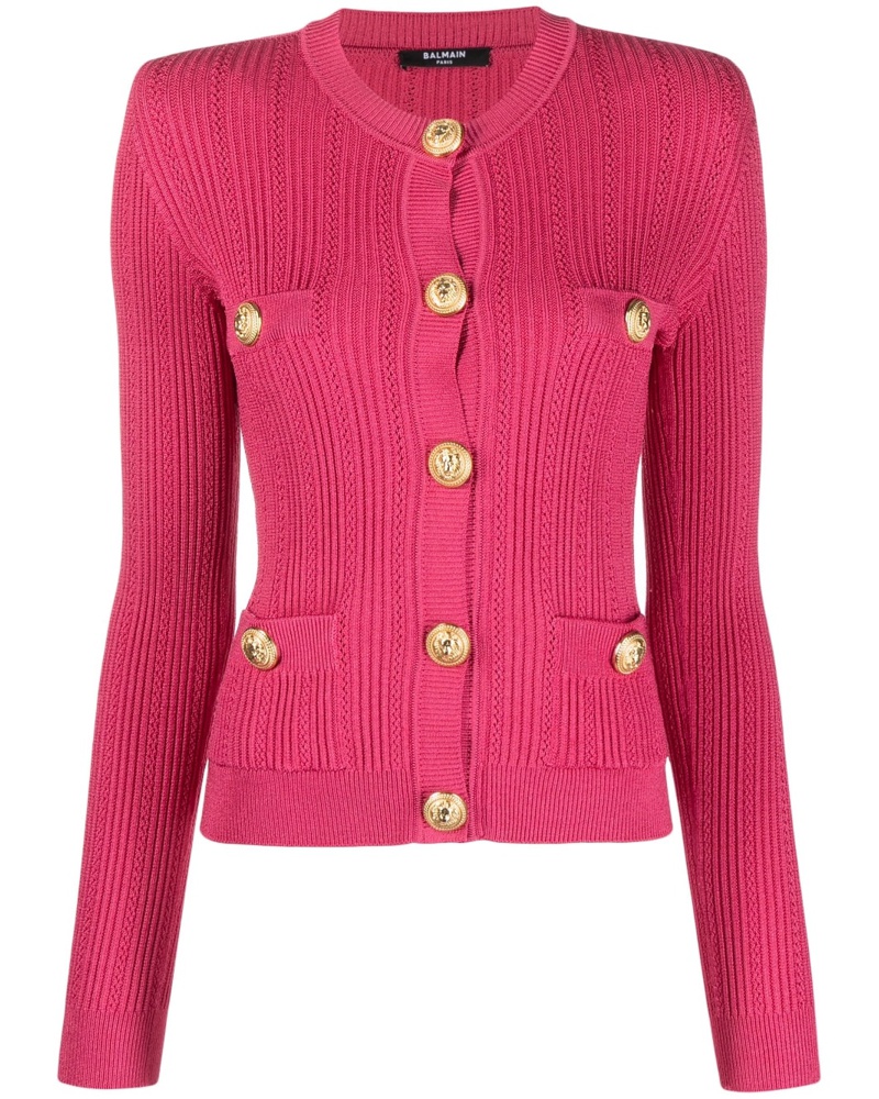 Balmain Damen Cardigan mit Knöpfen ZB6095 Balmain Damen Cardigan mit Knöpfen ZB6095