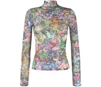 Langarmshirt mit grafischem Print