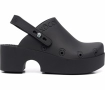 Slingback-Pumps mit Logo